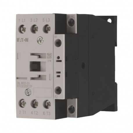 DILM32-01(RDC24) 277306 Y7-277306 EATON ELECTRIC Contactor de potencia Conexión a tornillo 3 polos + 1 NC 32..