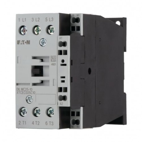 DILMC25-10(RDC24) 277655 XTCEC025C10TD EATON ELECTRIC Contactor de potencia Conexión a presión 3 polos + 1 N..