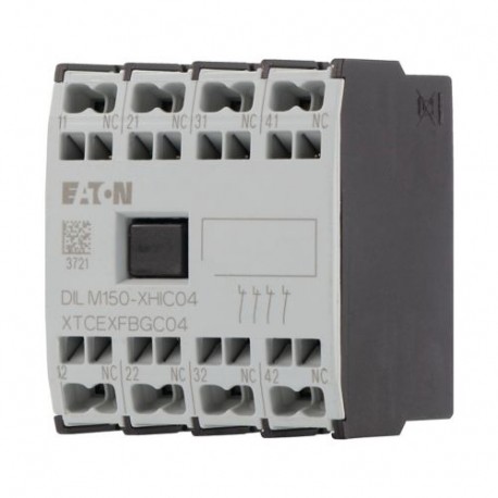DILM150-XHIC04 278048 Y7-278048 EATON ELECTRIC Contatos auxiliares Bloco XTCEXFBGC04, 4NC
