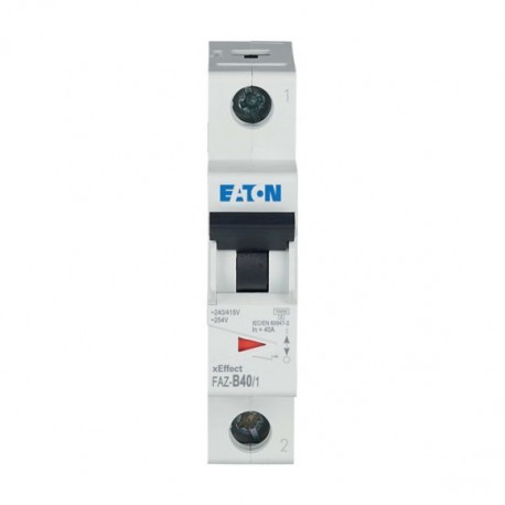 FAZ-B40/1 278539 Y7-278539 EATON ELECTRIC Miniature circuit breaker (MCB), 40A, 1p, B-Char, AC