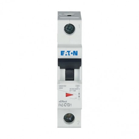 FAZ-C13/1 278559 EATON ELECTRIC Miniature circuit breaker (MCB), 13A, 1p, C-Char, AC