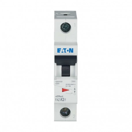 FAZ-K2/1 278592 Y7-278592 EATON ELECTRIC Int. magnetotérmico FAZ, 2A, 1P, curva K