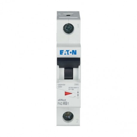 FAZ-K6/1 278595 EATON ELECTRIC Leitungsschutzschalter, 6A, 1p, K-Char