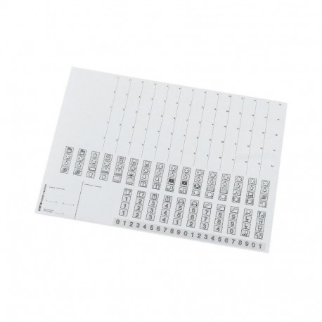 KLV-BSB 279268 Y7-279268 EATON ELECTRIC Foglio siglatura
