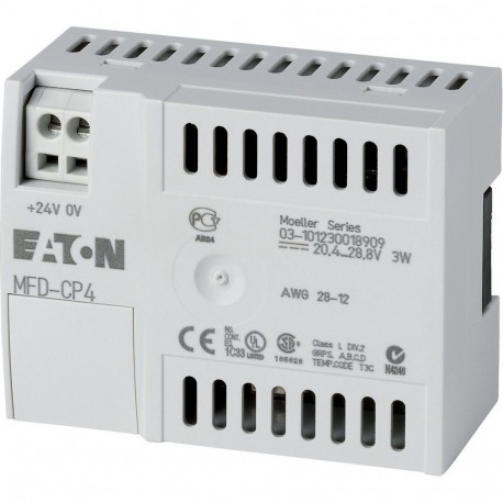 MFD-CP4 280888 0004560921 EATON ELECTRIC Módulo CPU de Texto Para pantalla remota 24 V DC Sin cable Para EAS..