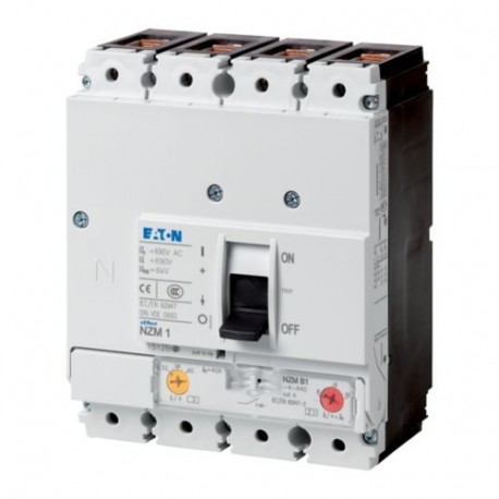 NZMN1-4-A20 281245 0004358987 EATON ELECTRIC Автоматический выключатель 20А, 4 полюса, откл.способность 50кА..