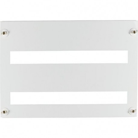 BFZ-FP-3+/72 283063 Y7-283063 EATON ELECTRIC Piastra frontale apertura 45mm per 24 unità passo per fila, 3+ ..