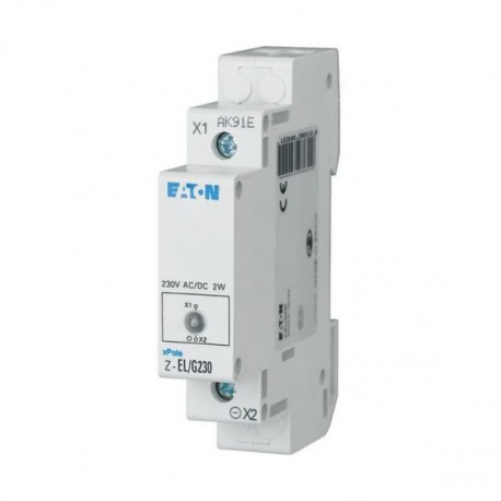 Z-EL/G230 284922 Y7-284922 EATON ELECTRIC Indicatore luminoso singolo, 230AC/DC, verde