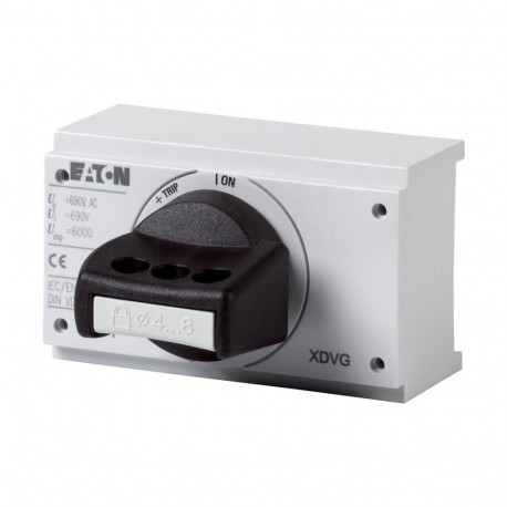 NZM1-XDVG 285247 Y7-285247 EATON ELECTRIC Maniglia rotativa, leva, nera, lucchettabile, grandezza 1
