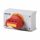 NZM1-XDVGR 285249 Y7-285249 EATON ELECTRIC Maniglia rotativa, leva, rossa, lucchettabile, grandezza 1