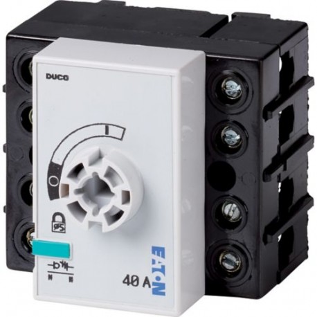 DCM-40/1-SK+HC 1314104 EATON ELECTRIC Interrupteur-sectionneur, 3 pôles + N, 40 A, sans poignée rotative et ..
