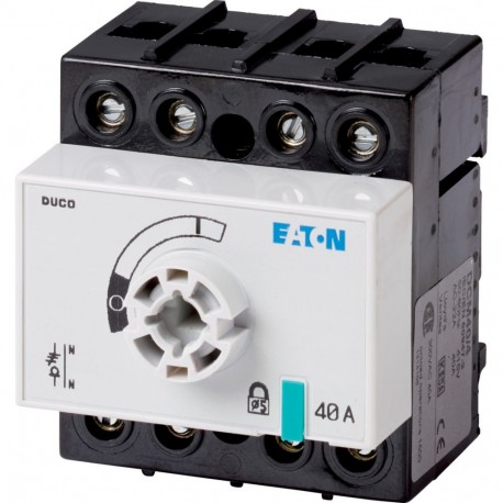 DCM-40/4-SK 1314109 Y8-1314109 EATON ELECTRIC sezionatore di potenza, a 4 poli, 40 A, senza maniglia rotativ..