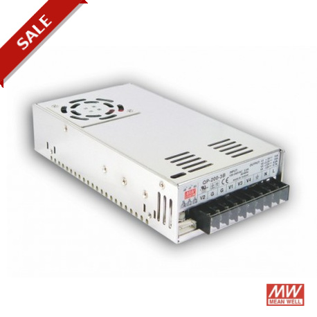 QP-200-3E MEANWELL Alimentazione AC-DC formato chiuso, Uscita 5VDC / 20A, +3.3 VDC / 20A +24V / 6A -15 VDC /..