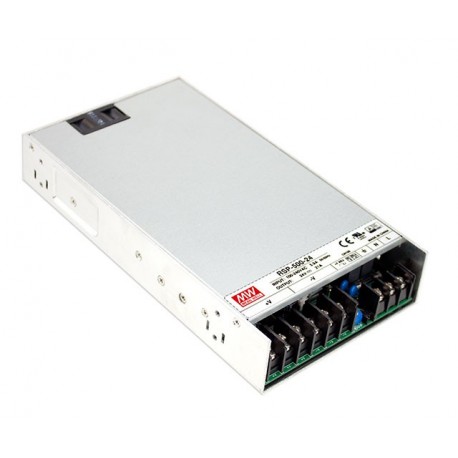 RSP-500-12 MEANWELL Alimentation AC-DC fermée à sortie unique, Sortie: 12VDC / 41,7 A, PFC, refroidissement ..
