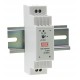 DR-15-24 MEANWELL Alimentation AC-DC Industriel pour rail DIN, Sortie 24VDC / 0.63 A, boîtier en plastique e..