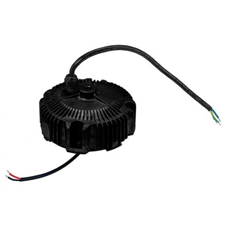 HBG-160-48 MEANWELL Driver LED AC-DC à sortie unique mode mixte (CV+CC), Sortie 48 VDC / 3,3 A, IP67, pour i..