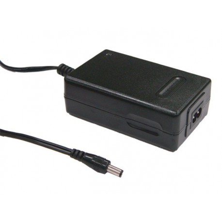GC30B-4P1J MEANWELL AC-DC Desktop charger mix mode (CC+CV), Output 14.3VDC / 2.09A, Input connector IEC320-C8