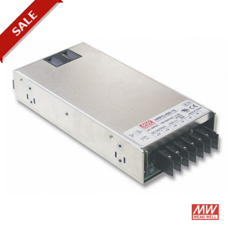 HRPG-450-7.5 MEANWELL Fonte de alimentação comutada, Entrada: 85-264VCA, Saída: 7,5 VDC, 60A. 450W. PFC.ON/O..