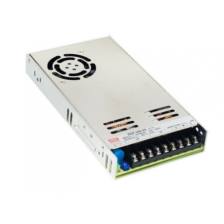 RSP-320-27 MEANWELL Alimentazione AC-DC chiuso uscita singola, Uscita 27VDC / 11.9A PFC, raffreddamento ad a..