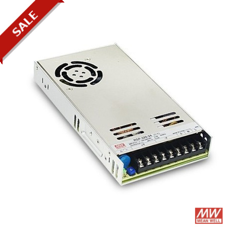 RSP-320-2.5 MEANWELL Alimentation AC-DC fermée à sortie unique, Sortie: 2,5 VDC / 60A, PFC, refroidissement ..