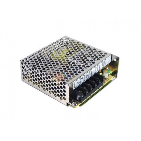 RT-50B MEANWELL AC-DC Triple output enclosed power supply, Output +5VDC / 4A +12VDC / 2A -12VDC / 0.5A