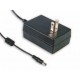 GS36U05-P1J MEANWELL AC-DC Wall mount adaptor, Output 5VDC / 4.5A, Input USA plug