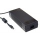 GS220A48-R7B MEANWELL Adaptateur AC-DC de table avec prise entrée IEC320-C14 à 3 broches, Sortie 48VDC / 4.6..