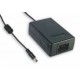 MES30A-7P1J MEANWELL AC-DC Single output medical desktop adaptor with 3 pin IEC320-C14 input socket, Output ..