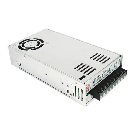 QP-320F MEANWELL Alimentation AC-DC à format fermé, Sorties 5VDC / 20A +15VDC / 10A +24VDC / 5A -15VDC / 1,6..