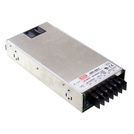 HRP-450-5 MEANWELL Fuente de alimentación conmutada, Entrada: 85-264VCA, Salida: 5VCC, 90A. Potencia: 450W. ..
