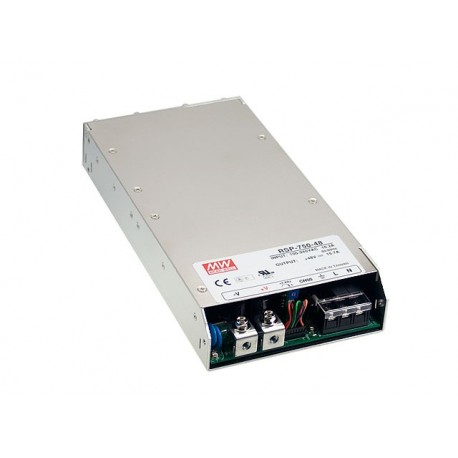 RSP-750-48 MEANWELL AC-DC Single Output Enclosed power supply, Output 48VDC Single Output / 15.7A, PFC, forc..
