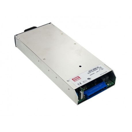 RCP-2000-24 MEANWELL Alimentazione AC-DC su rack da 19 pollici con PFC, Uscita 24VCC / 80A, 1U profilo, di c..