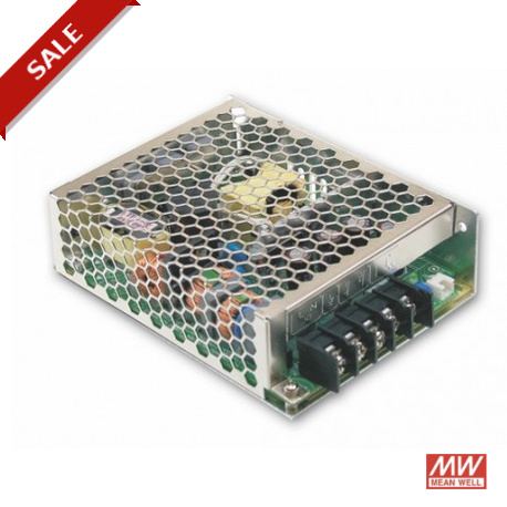 HRP-75-7.5 MEANWELL Alimentation AC-DC fermée à sortie unique, Sortie 7,5 VDC / 10A, 1U profil bas, convecti..