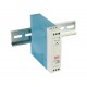 MDR-10-24 MEANWELL Fonte de alimentação comutada, Entrada: 85-264VCA, Saída: 24VCC, 0.42 A. Potência: 10W. F..