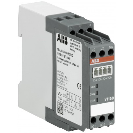 VI150 1SAJ650000R0100 ABB VI150-FBP Voltage-Module per UMC100 l'impiego in reti a terra, Ue 150-690V AC