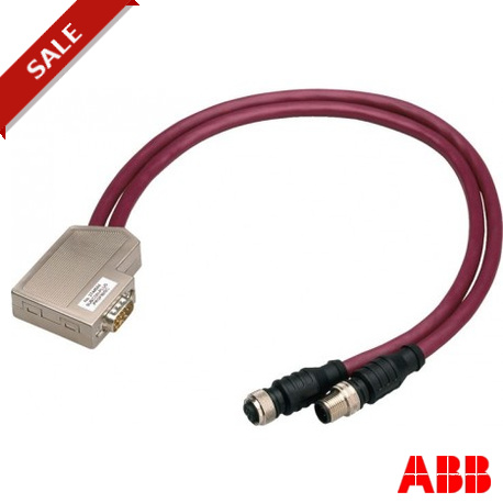 PDA12-FBP.050 1SAJ924010R0005 ABB PROFIBUS DP-Adaptateur-câble M12-DSUB9-M12