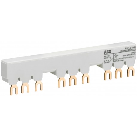 1SAM201906R1113 ABB PS1-3-1-65 BLO.BAR. P/MS116/32