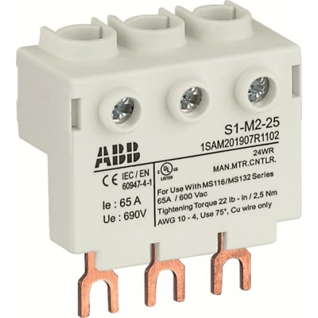 1SAM201907R1102 ABB S1-M2-25 TERM.CONEX. P/MS116/32