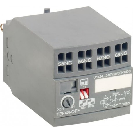 1SBN020115R1000 ABB TEF4S-OFF TEMPO. MONTAJE FRONT. CONT. AF