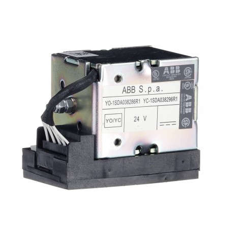 1SDA038286R1 ABB SHUNT OPEN.RELEASE 24V DC E1 / 6-T8