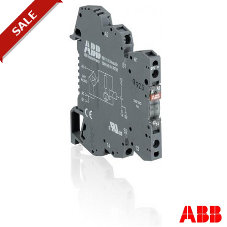 RB 121-12VDC 1SNA645035R2400 ABB RB121-12VDC Interface relay R600 1c/o,A1-A2 12VDC,250V/10mA-6A, LED