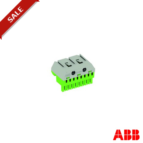 1SPE007715F9713 ABB Klemmenblock schraubenlos PE 8x1,5-4mm² + 2x25mm² f + AE