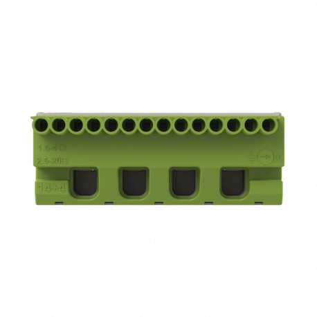 1SPE007715F9715 ABB Klemmenblock schraubenlos PE 14x1,5-4mm² + 4x25mm²