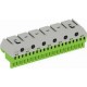 ZK206G 1SPE007715F9717 ABB Terminal block screwless PE 20x1,5-4mm²+6x25mm²