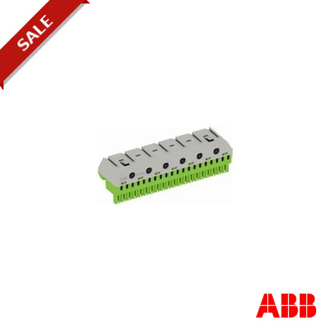 ZK206G 1SPE007715F9717 ABB Terminal block screwless PE 20x1,5-4mm²+6x25mm²