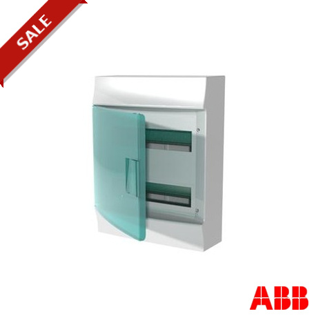 1SPE007717F0520 ABB Consumer unit, IP 41, 2x12 -modules with transparent door