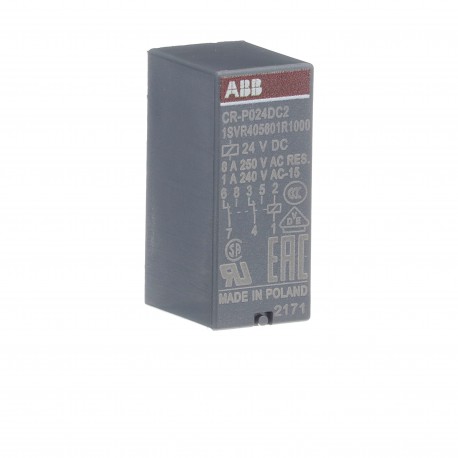 1SVR405601R1000 ABB Reles enchufables CR-P024DC2