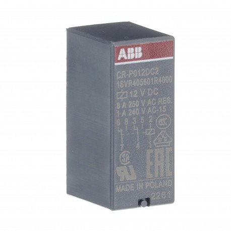 1SVR405601R4000 ABB Reles enchufables CR-P012DC2