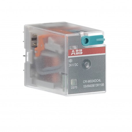 1SVR405613R1100 ABB CR-M024DC4L Pluggable interface relay 4c/o, A1-A2 24VDC, 250V/6A, LED