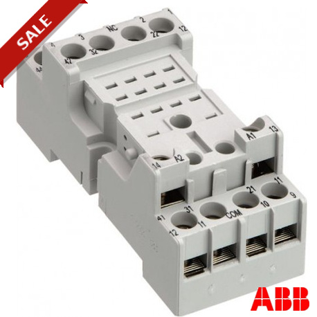 CR-M2SS 1SVR405651R1000 ABB CR-M2SS Standard socket for 2c/o CR-M relay